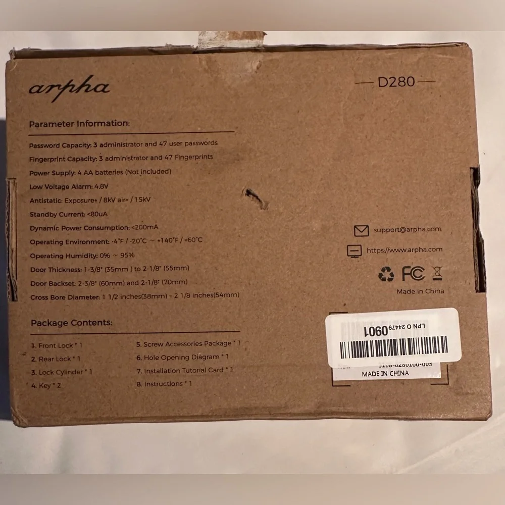 Arpha Keyless Entry Door Lock - Picture 7 of 7